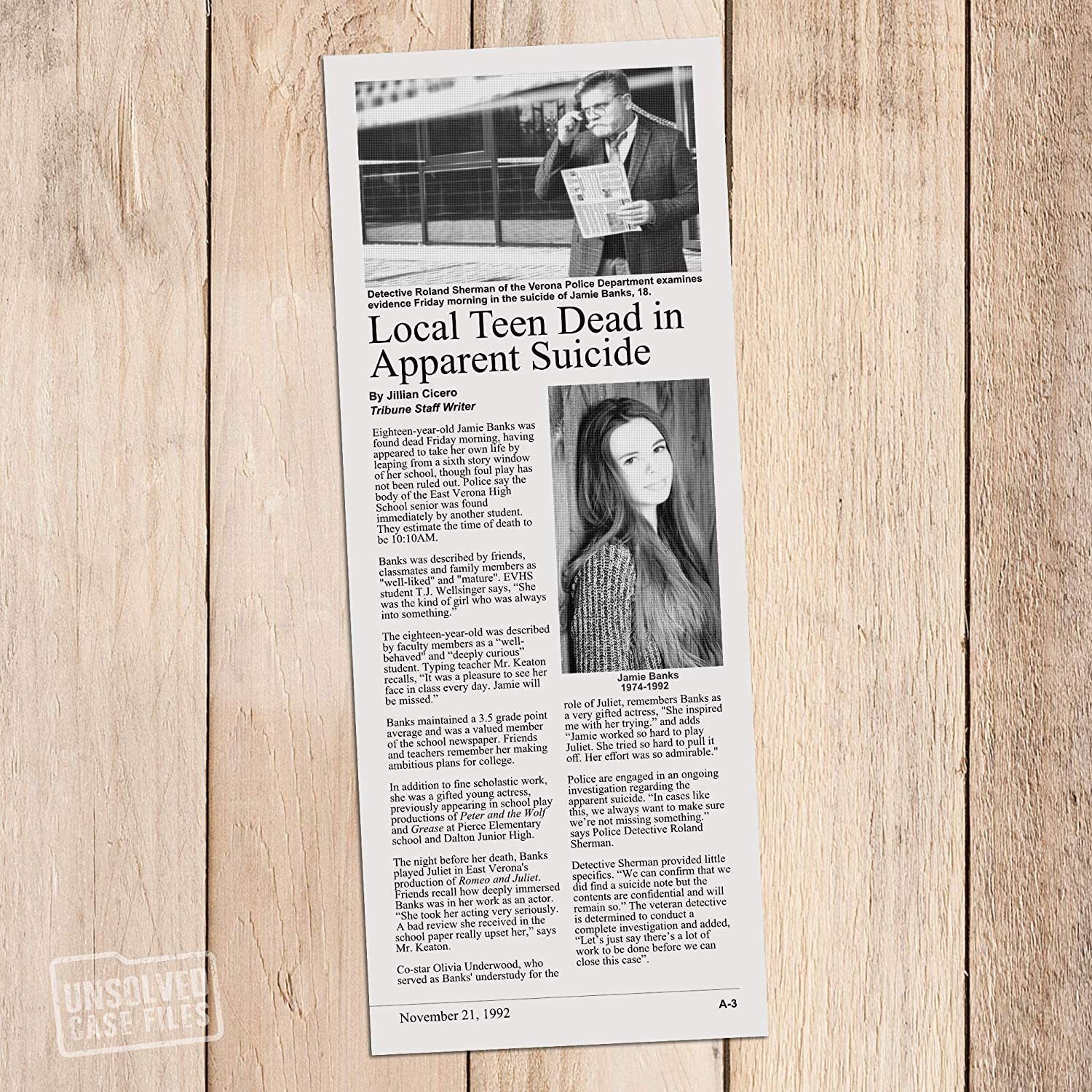 Unsolved Case Files : Jamie Banks